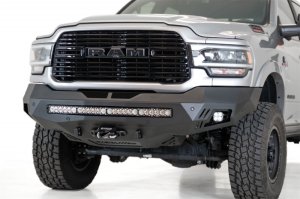 Ram 3500 Bumper - Front - Addictive Desert Designs - Stealth Fighter - Hammer Black - `19-`20